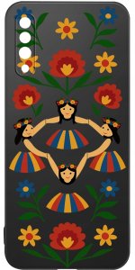 krainaGSM Etui Do Samsung Galaxy A50 | A30S Motywy Ludowe Tradycja Wzory + Szkło 9H 4