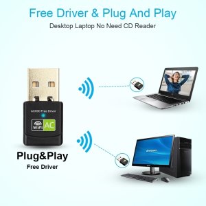 Karta sieciowa Tradebit USB Adapter USB 600Mbps 5Ghz (6362) 8