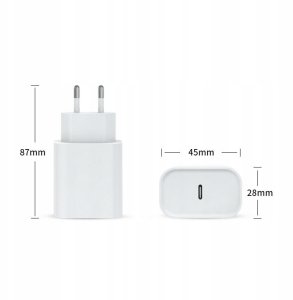 Ładowarka Tradebit Szybka ładowarka 20W USB-C do Apple iPhone 11 12 13 PRO QC 3.0 (6338) 5