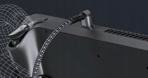 Kabel USB JSAUX 90 stopni kątowy kabel przewód USB C - USB C 100W Steam Deck (6858) 3