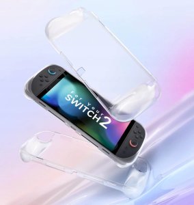 JSAUX Etui ochronne TPU Transparentna nakładka do konsoli Nintendo Switch 2 (7734) 4