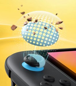 JSAUX Nakładki na Joy-Con 6w1 do Nintendo Switch 2 pomarańczowo-niebieskie (7744) 6