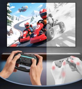 Kierownica JSAUX Wyścigowa 2-pak Adapter Nakładka do Nintendo Switch 2 (7745) 3