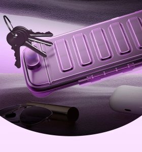 JSAUX Obudowa antywstrząsowa etui futerał do Nintendo Switch 2 - fioletowa (7738) 4