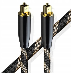 Reagle Kabel optyczny audio TOSLINK HQ SPDIF digital przewód cyfrowy światłowód 1M (5905261350749) 2