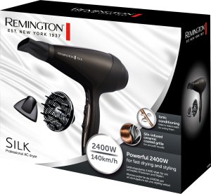 Suszarka Remington Do włosów Silk AC 2400W czarny (45806 560 100) 7