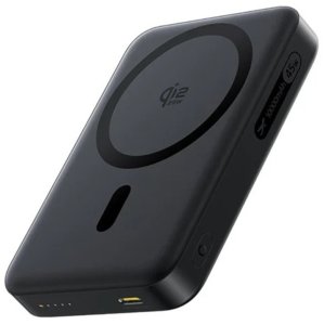 Powerbank Baseus LiPo PowerBank 10000mAh 45W bezprzewodowa ładowarka Qi2.2 (25W) kompatybilna z Magsafe Black EnerFill FM21 (E0031800) 2