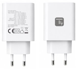Ładowarka Techly Sieciowa GaN USB-C 35W PD i USB-A 30W QC (IPW-USB-35WACG) 4