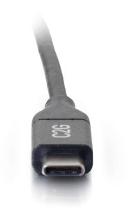 Kabel USB C2G 0.9m (3ft) USB C Cable - USB 2.0 (5A) - M/M USB Type C Cable - Black - Kabel USB - USB-C (M) do USB-C (M) - USB 2.0 - 5 A - 90 cm - Czarny (88827) 2