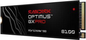 Dysk SSD SanDisk Optimus GX PRO 8100 - SSD - szyfrowany - 4 TB - wewnętrzny - M.2 2280 S3-M (M.2 2280 S3-M) - PCI Express 5.0 x4 (NVME) - TCG Opal Encryption 2.02 (SDSP82400TAN-000E0) 2