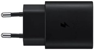 Ładowarka Samsung Adapter EP-TA800EBE + EP-DA905BBE 25W Travel Charger + USB-C/USB-C Data Cable Black (OOB Bulk) (2453355) 2