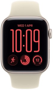 Smartwatch Apple Apple Watch SE 3 GPS + Cellular 44mm Starlight Aluminium Case with Sand Sport Band - S/M 2
