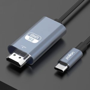 Kabel Polion Przewód USB-C->HDMI | 8k | 60Hz | 2m 2