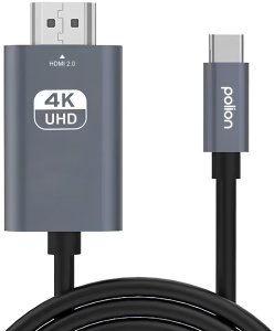 Kabel Polion Przewód USB-C->HDMI | 4k | 60Hz | 2m 3