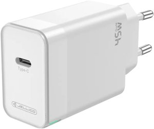 Ładowarka Jellico Sieciowa C105 GAN PD 45W 1XUSB-C + kabel USB-C - USB-C biały 3