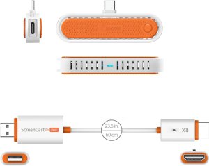 System przekazu sygnału AV j5create Screencast Duo Mini wireless/display adapter (JVAW60-N) 2