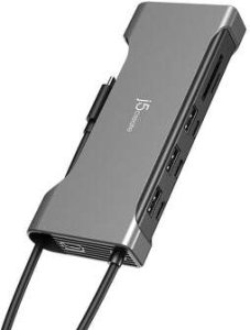 HUB USB j5create USB-C Dual 4K60 HDMI Hub/Pro 12-IN-1 (JCD367-N) 2