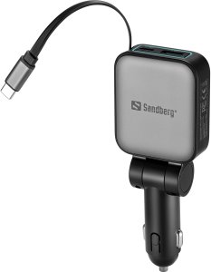 Ładowarka Sandberg Car Charger 3in1 72W FlexCable (441-82) 4