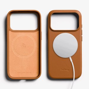 Bellroy Leather Case - etui do iPhone 18 Pro / 17 Pro kompatybilne z MagSafe (toffee) (PCXM-TAN-139) 3