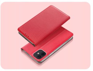 Hello Case Etui z Klapką Do Apple iPhone 12 Mini (Czerwone, Zamykane, Kabura) Szkło (BNDL3926) 2