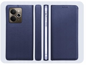 Hello Case Etui z Klapką do Realme 14 5G / 14T 5G (Granatowe, Magnetyczne) Szkło (BNDL5647) 6