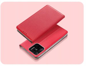 Hello Case Etui z klapką do Xiaomi Redmi 10C / 12C (czerwone, zamykane, Case) szkło (BNDL4149) 2