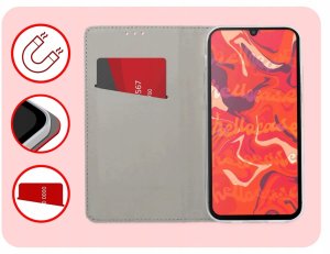 Hello Case Etui z klapką do Xiaomi Redmi 10C / 12C (czerwone, zamykane, Case) szkło (BNDL4149) 3