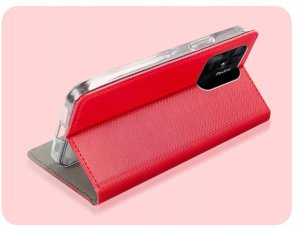 Hello Case Etui z klapką do Xiaomi Redmi 10C / 12C (czerwone, zamykane, Case) szkło (BNDL4149) 5