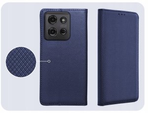 Hello Case Etui z Klapką Do Motorola Moto G75 (Granatowe, Magnetyczne, Case) Szkło (BNDL5733) 4