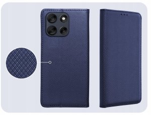 Hello Case Etui z klapką do Motorola Moto G56 (granatowe, magnetyczne, case) szkło (BUND2161) 4
