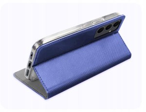Hello Case Etui z Klapką Do Samsung Galaxy S25 FE (Granatowe, Magnetyczne) Szkło (BUND2162) 5