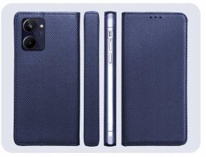 Hello Case Etui z Klapką Do Realme 10 4G (Granatowe, Magnetyczne, Zamykane) Szkło (BNDL5734) 6