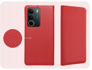 Hello Case Etui z Klapką Do Realme C71 (Czerwone, Zamykane, Magnetyczne, Case) Szkło (BUND2142) 4