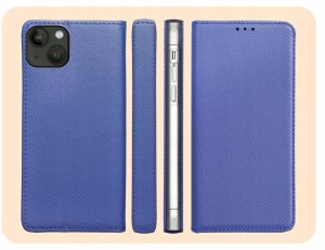 Hello Case Etui z Klapką Do Apple iPhone 13 / 14 (granatowe, magnetyczne) szkło (BNDL0418) 6