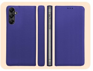 Hello Case Etui z Klapką Do Samsung Galaxy A05S (Granatowe, Magnetyczne, Case) Szkło (BNDL4162) 6