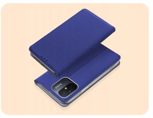 Hello Case Etui z Klapką Do Xiaomi Redmi 12c / 10c (Granatowe, Magnetyczne) Szkło (BNDL4188) 2
