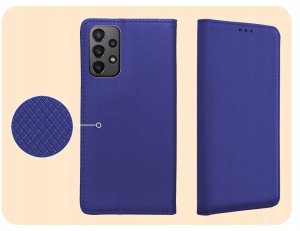 Hello Case Etui z Klapką Do Samsung Galaxy A23 5G (Granatowe, Magnetyczne) Szkło (BNDL4182) 4