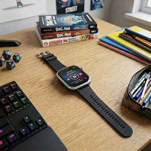 Smartwatch Rubicon Dziecięcy z rozmowami SIM + GPS Android 2 paski (RNCF43-PP1-NE) 11