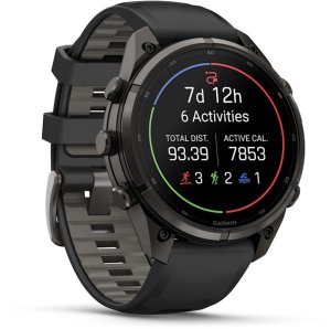 Smartwatch Garmin Fnix 9 Pro 3,56 cm (1.4") AMOLED 47 mm Cyfrowy 454 x 454 px Ekran dotykowy 4G Czarny Wi-Fi GPS (010-04336-11) 2