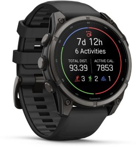Smartwatch Garmin Fnix 9 3,56 cm (1.4") AMOLED 47 mm Cyfrowy 454 x 454 px Ekran dotykowy Tytan Wi-Fi GPS (010-04762-11) 6