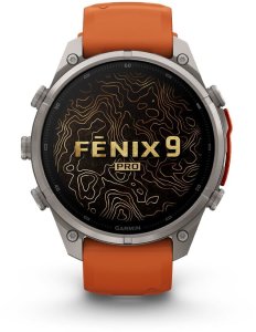 Smartwatch Garmin Fnix 9 Pro 3,56 cm (1.4") AMOLED 47 mm Cyfrowy 454 x 454 px Ekran dotykowy 4G Tytan Wi-Fi GPS (010-04336-01) 4
