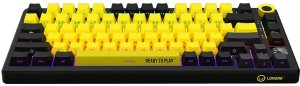 Klawiatura Lorgar Gaming Keyboard KBA4175 Advanced Wired 75% Yellow EN 2