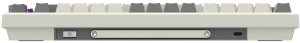 Klawiatura Lorgar Wired mechanical gaming keyboard Advanced, 82 keys, linear Toxic Purple switches, Hot Swap, Gasket mount, straight braid cable 3