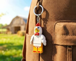 Breloczek LEGO Kurczaczek brelok z latarką (LGL-KE246H) 5