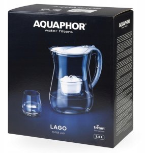 Dzbanek filtrujący Aquaphor Wodę LAGO biały 6 wkładów (Maxfor+ 5x AquaPlus) 9