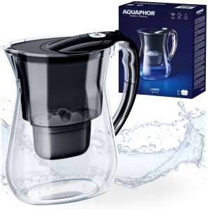 Dzbanek filtrujący Aquaphor Wodę LAGO Czarny 4 wkłady (Maxfor+ 3x AquaPlus) 2