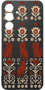 krainaGSM Etui Do Samsung S26+ Plus Wzory | Silikonowe Matt Case + Szkło 9H 3