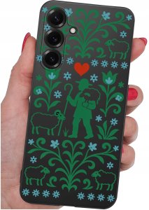 krainaGSM Etui Do Samsung S26+ Plus Wzory | Silikonowe Matt Case + Szkło 9H 4
