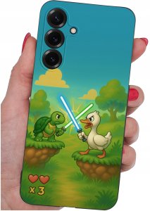 krainaGSM Etui Do Samsung S26+ Plus Wzory | Silikonowe Matt Case + Szkło 9H 4