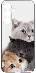 krainaGSM Etui Do Samsung S26+ Plus Wzory | Silikonowe Matt Case + Szkło 9H 3